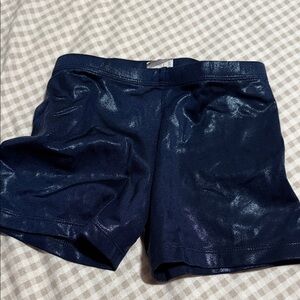 Under Armour Shiny Dark Blue Athletic Shorts